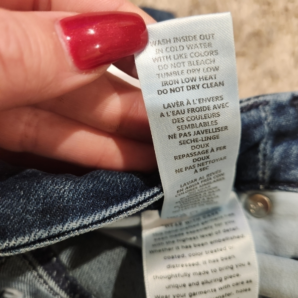 GOOD AMERICAN NWT GOOD LEGS SKINNY CASHMERE JEANS INDIGO312 Size 0/25 - Picture 6 of 10